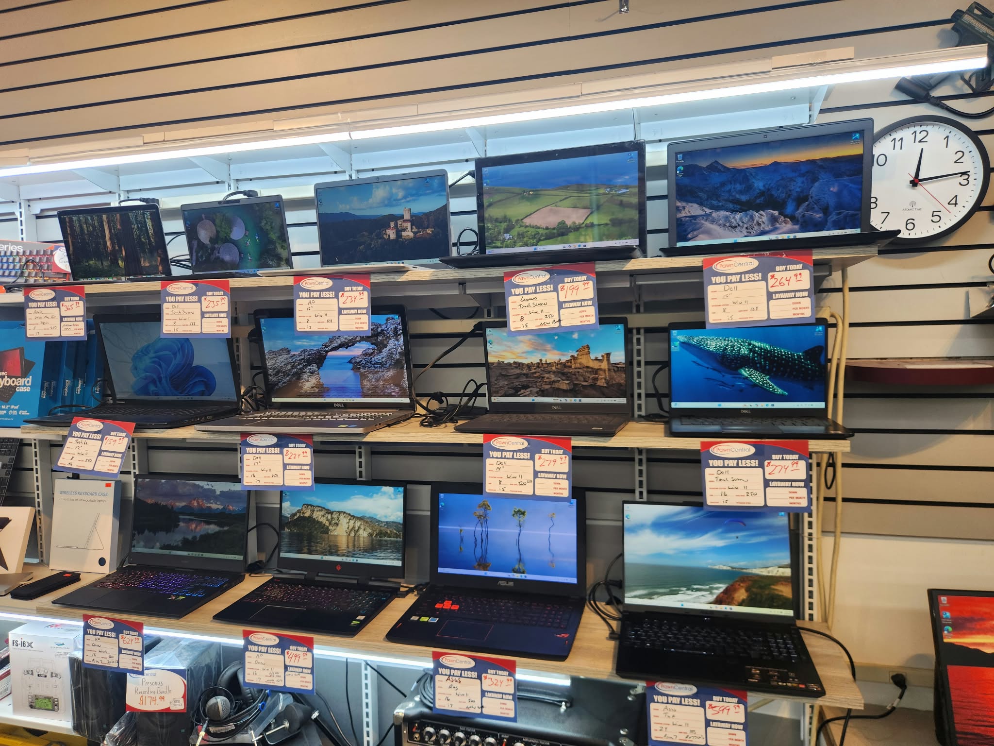 Laptop computers for sale at Hammond Computer